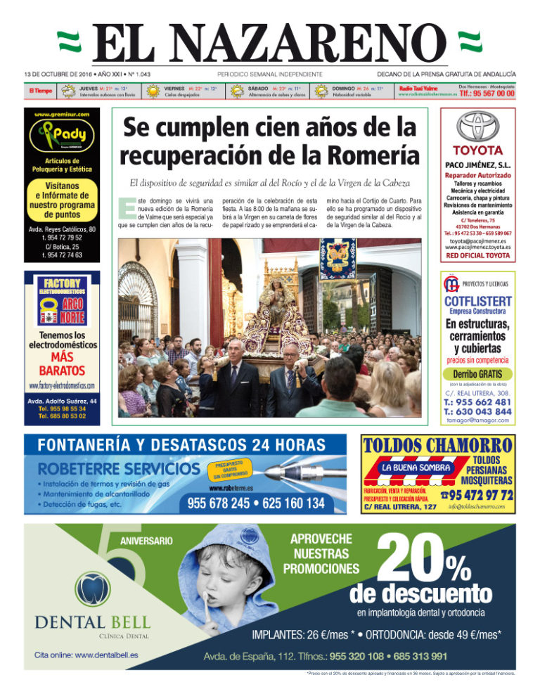 Periódico El Nazareno de Dos Hermanas nº 1043