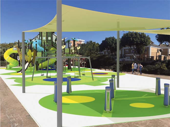 Abre el nuevo gran parque infantil de Los Pinos